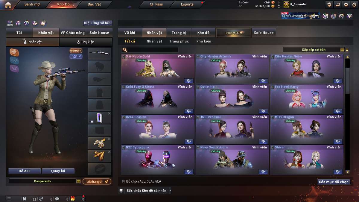 shop acc cf uy tin gia re